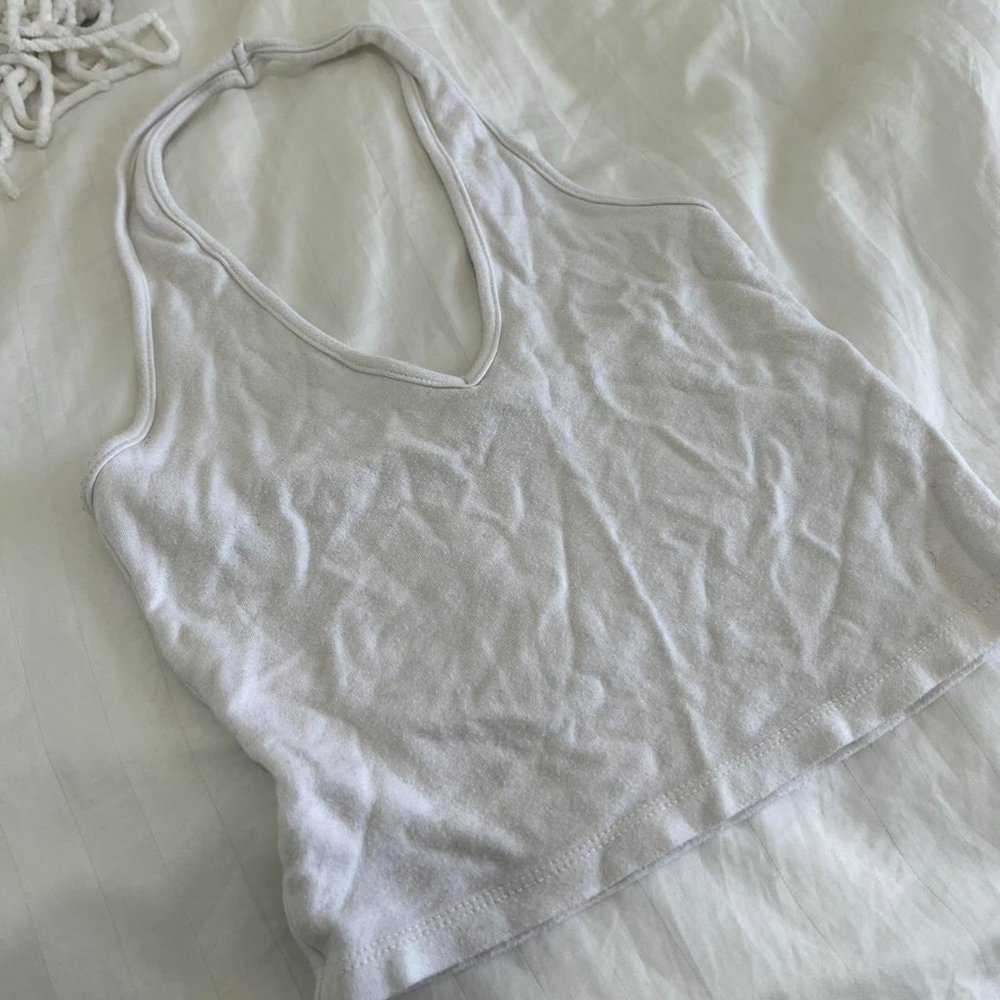 Brandy Melville White crop top